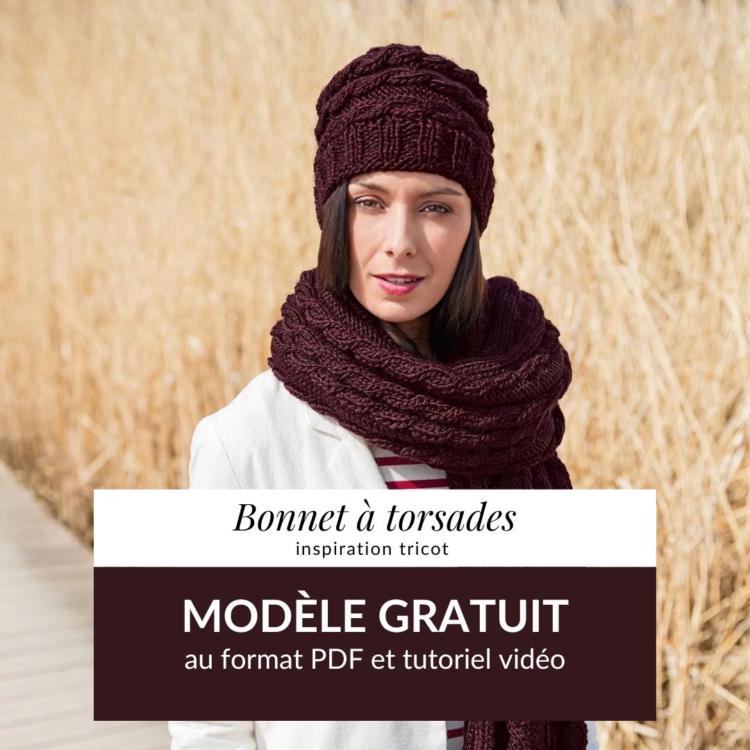 bonnet à torsades