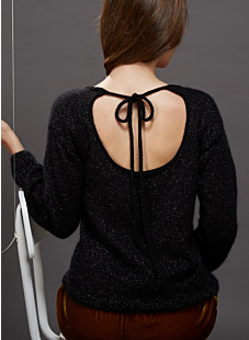 Open-back Sweater