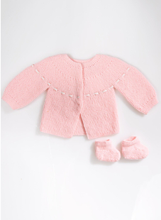 Back-buttoned Top and Booties