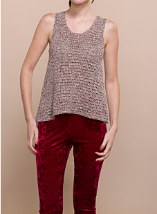 Flared Crochet Top