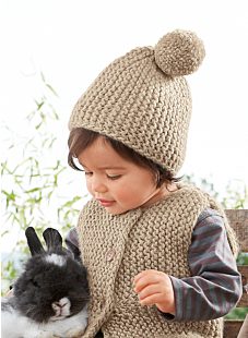 Gilet and hat