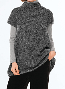 Top down sweater