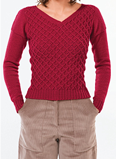 V neck sweater