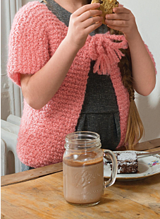 Short sleeve cardigan