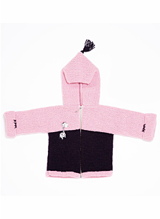 Hooded cardigan