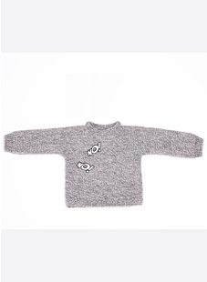 Round collar sweater