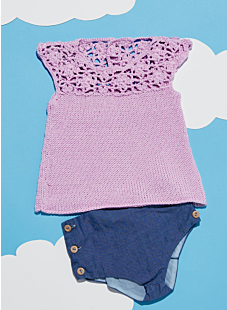 Lace-Effect Top