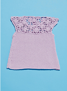 Lace-Effect Top