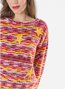 Round collar sweater