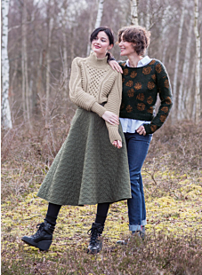 Fine intarsia sweater