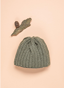 Large cable hat