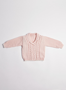 Cardigan with shawl collar
