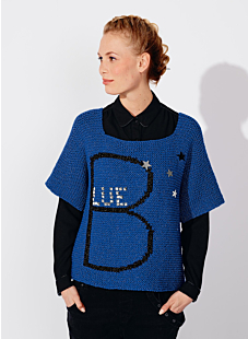 Short sleeve sweater