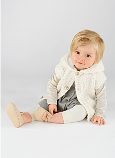 Hooded cardigan