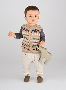 Fair isle cardigan