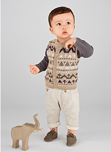 Fair isle cardigan
