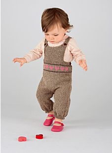 Fair isle dungarees