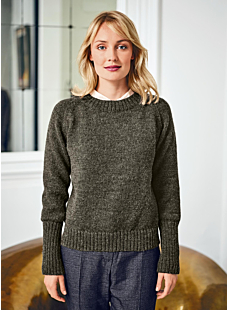 Raglan sweater - classic 100% wool version
