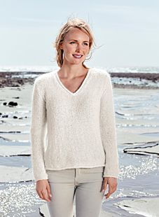 V Neck sweater - light & delicate version