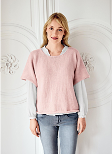Short sleeve sweater - soft & luxurious version
