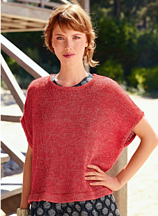 Cape-style sweater
