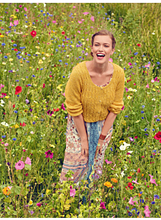 Short cardigan with long sleeves