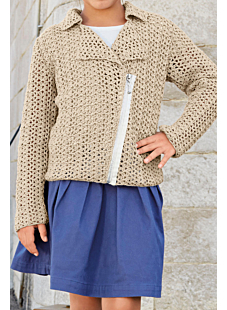 Mag. 185 - #17 Crochet biker jacket