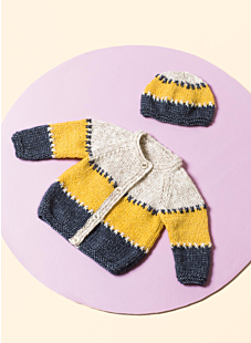 Three colour cardigan