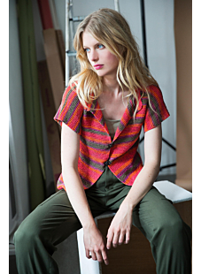Short sleeve cardigan