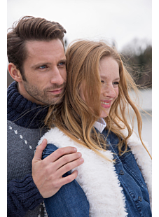 Furry sleeveless gilet