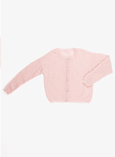 Mohair short cardigan