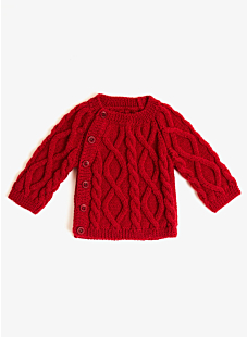 Cabled cardigan