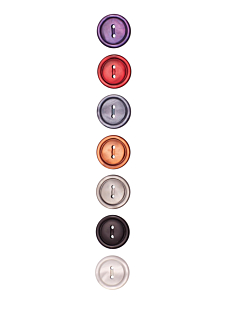 Pack of 6 buttons Ø 20 mm
