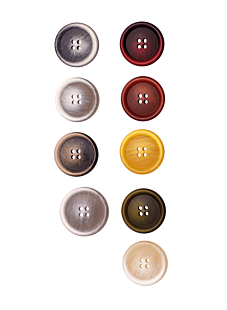 Pack of 6 buttons Ø 25 mm
