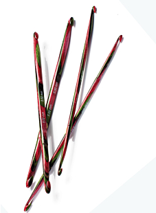 Double ended crochet hooks, birch, 15 cm, Knit Pro