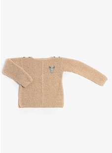 Garter stitch sweater