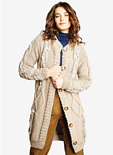 Long jacket with customised cables