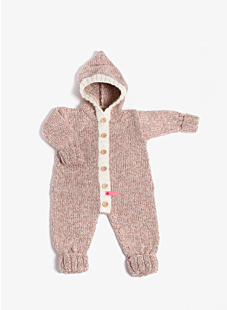 Hooded baby jumpsuit