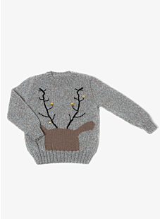 Reindeer head sweater
