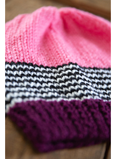 Girls striped hat