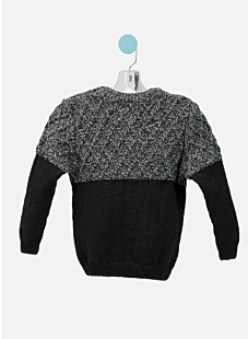 Two color sweater