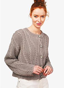 Cabled cardigan