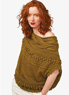 Cabled sleeveless sweater