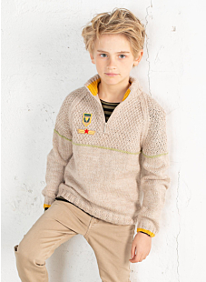 High neck sweater