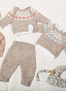 Fairisle raglan sweater