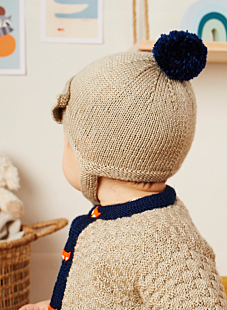 Hat with flap