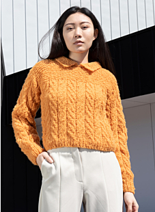 Short Cable Sweater