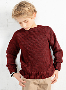 Round collar sweater