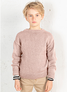 Round collar sweater