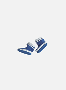 Striped bootees